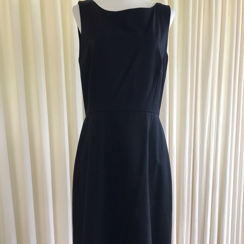 J. Crew Black Wool Little Black Dress